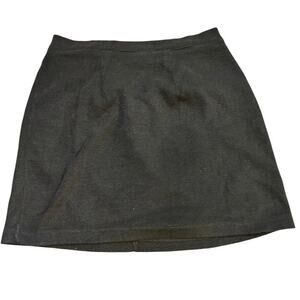 Brown Academia Mini Skirt